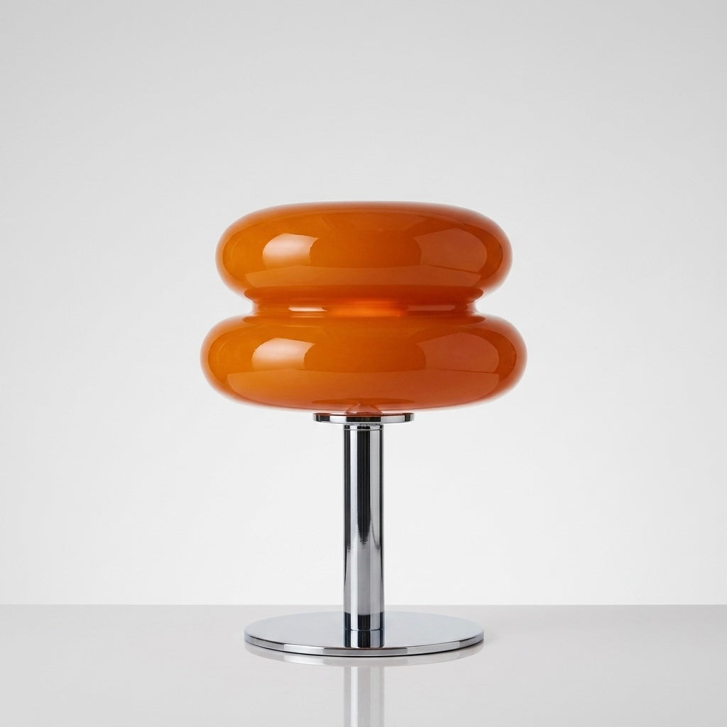 Lámpara Naranja Vintage